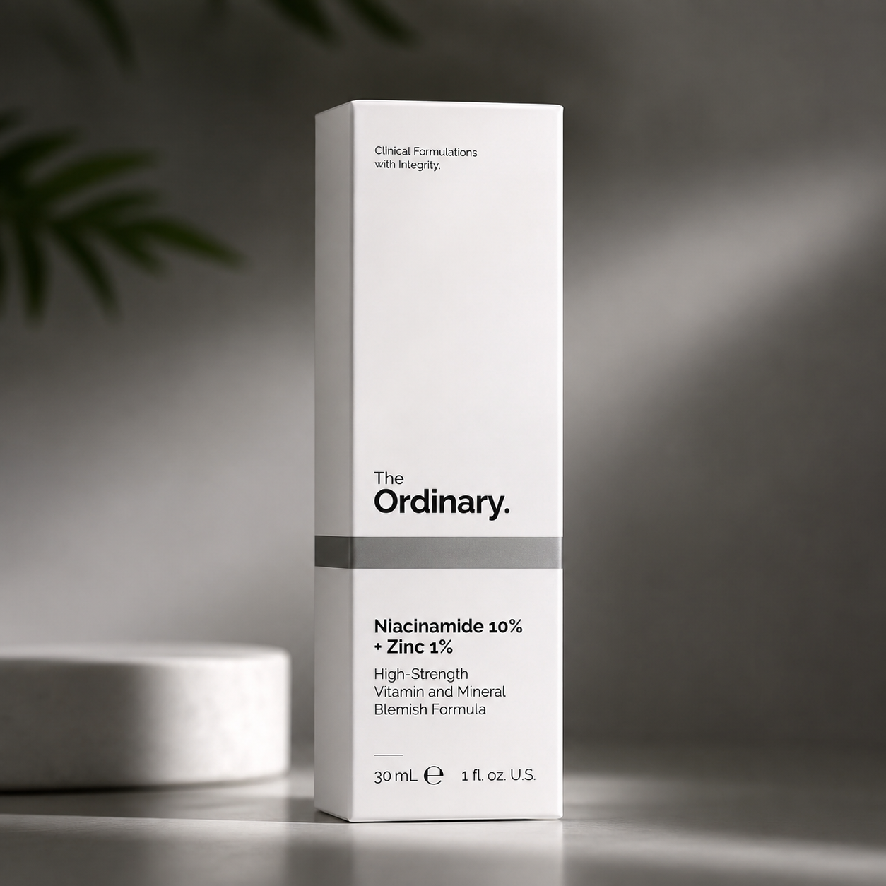 The Ordinary Niacinamide 10% + Zinc 1% – High-Strength Blemish Formula