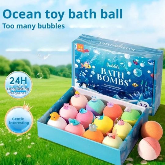 Bath Toys for Kids – 12 Pack