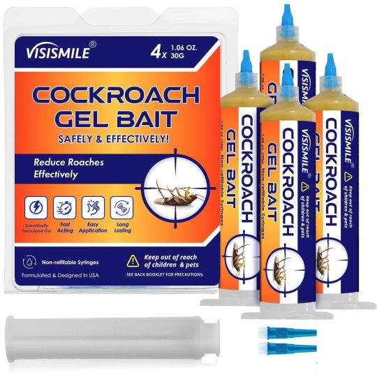 Cockroach Gel Bait- 4 Tubes x 30gms