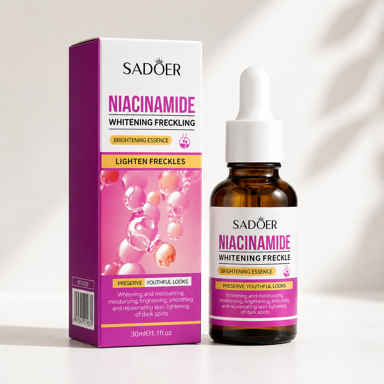 SADOER Niacinamide Whitening Freckle Brightening Essence – 30ml