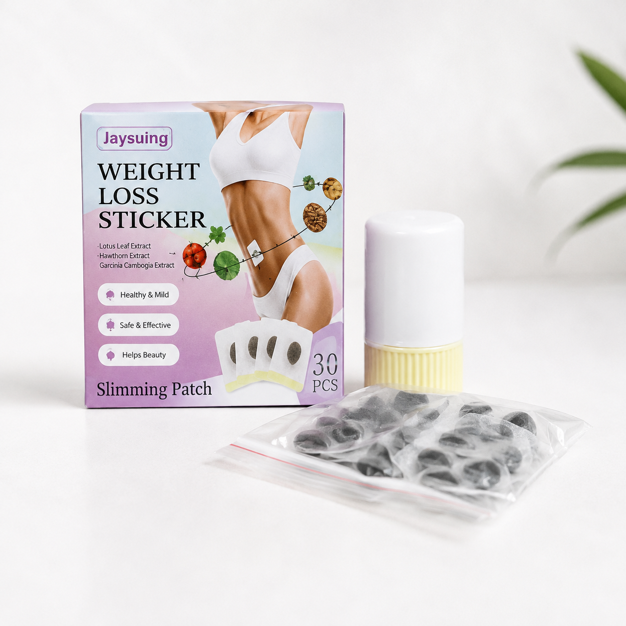Jaysuing Weight Loss Sticker – Slimming Patch, 30 Pcs