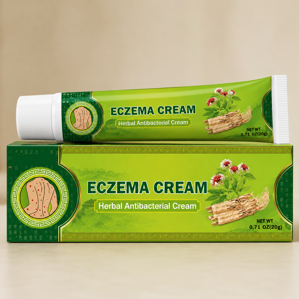 Eczema Herbal Antibacterial Cream 20g – Herbal Skin Care Cream